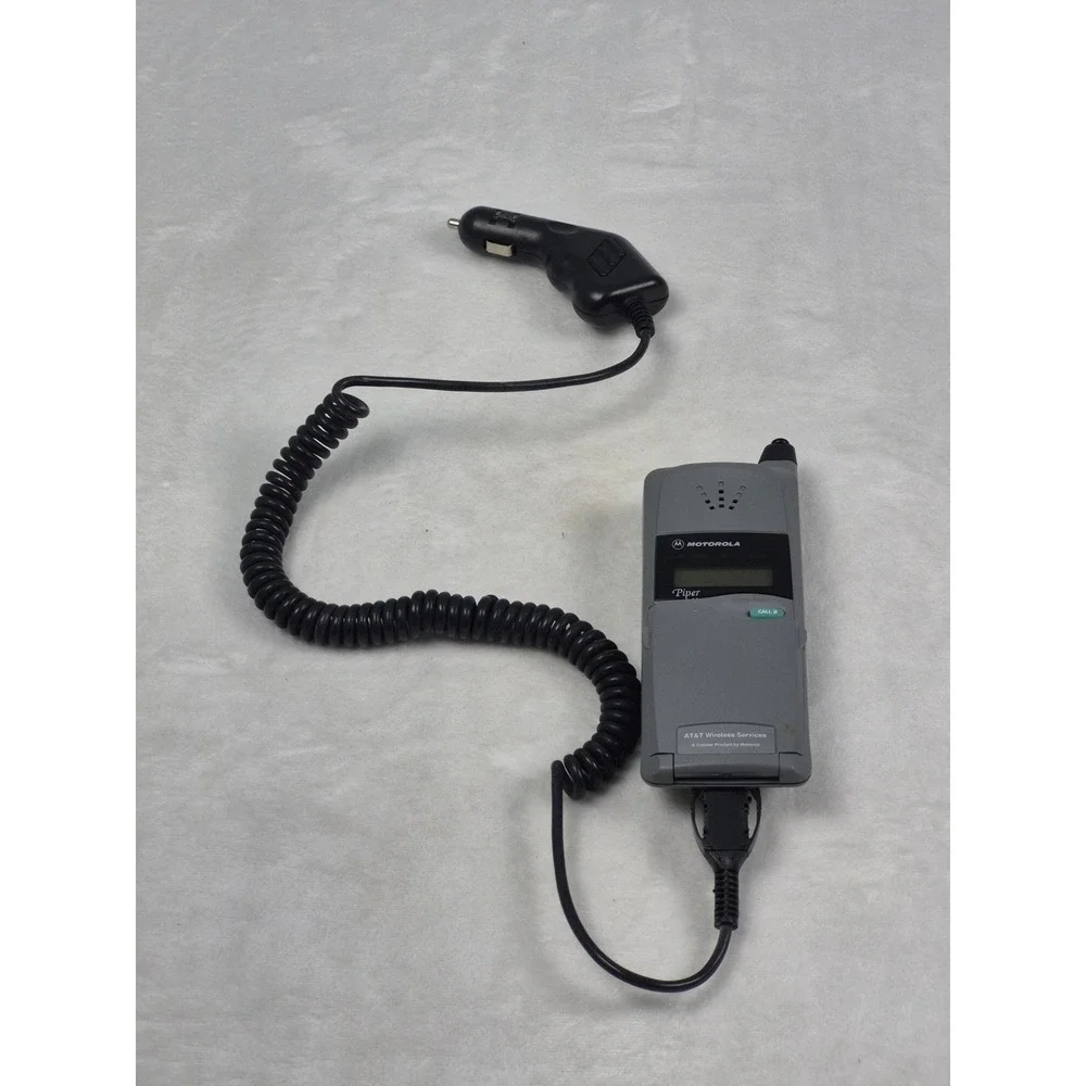 Motorola Piper Grey Flip Car Phone Vintage Retro Cellular Mobile 2189